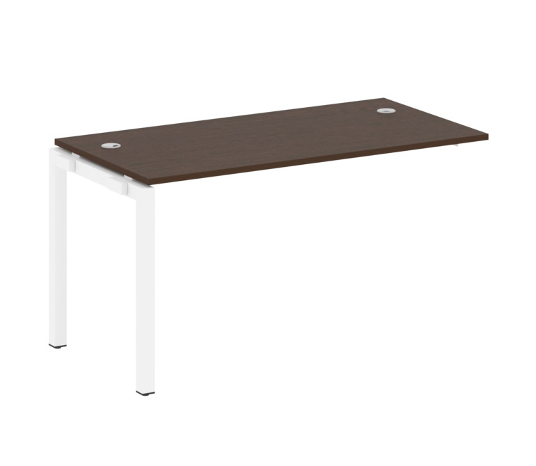 Metal System Quattro Проходной элемент рабочей станции на П-образном м/к 50БП.ПРС-СП-1.3 Венге Цаво/