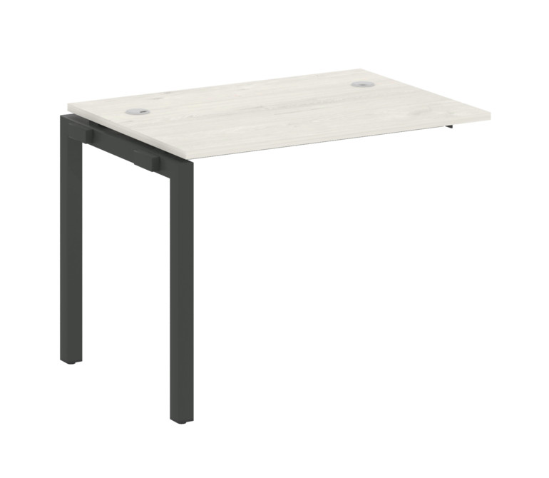 Metal System Quattro Проходной элемент рабочей станции на П-образном м/к 50БП.ПРС-СП-1.1 Дуб Наварра