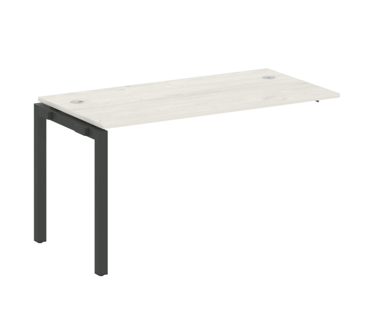 Metal System Quattro Проходной элемент рабочей станции на П-образном м/к 50БП.ПРС-СП-1.3 Дуб Наварра