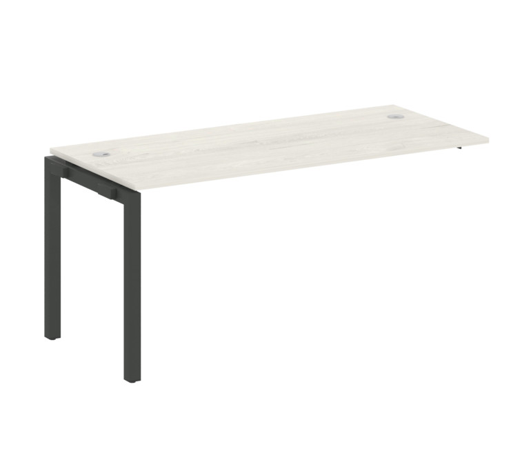 Metal System Quattro Проходной элемент рабочей станции на П-образном м/к 50БП.ПРС-СП-1.4 Дуб Наварра