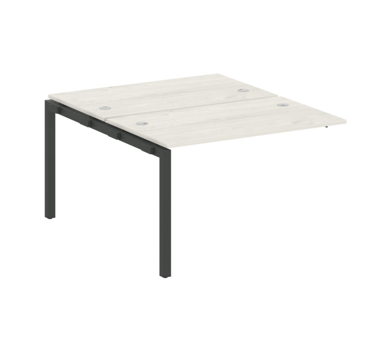 Metal System Quattro Проходной элемент рабочей станции на П-образном м/к 50БП.ПРС-СП-2.2 Дуб Наварра