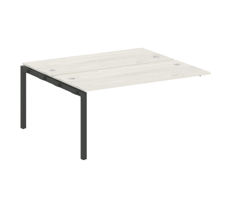 Metal System Quattro Проходной элемент рабочей станции на П-образном м/к 50БП.ПРС-СП-2.4 Дуб Наварра