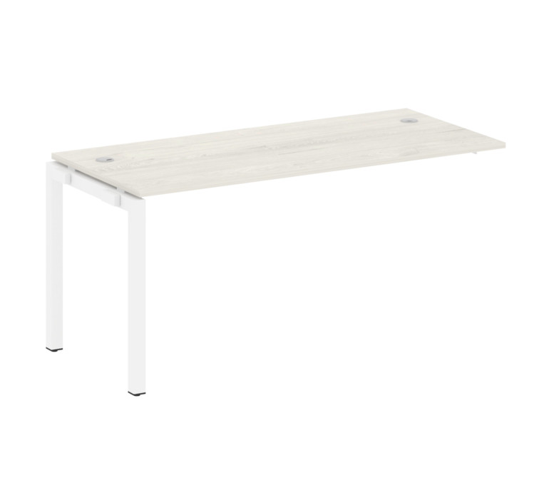 Metal System Quattro Проходной элемент рабочей станции на П-образном м/к 50БП.ПРС-СП-1.4 Дуб Наварра