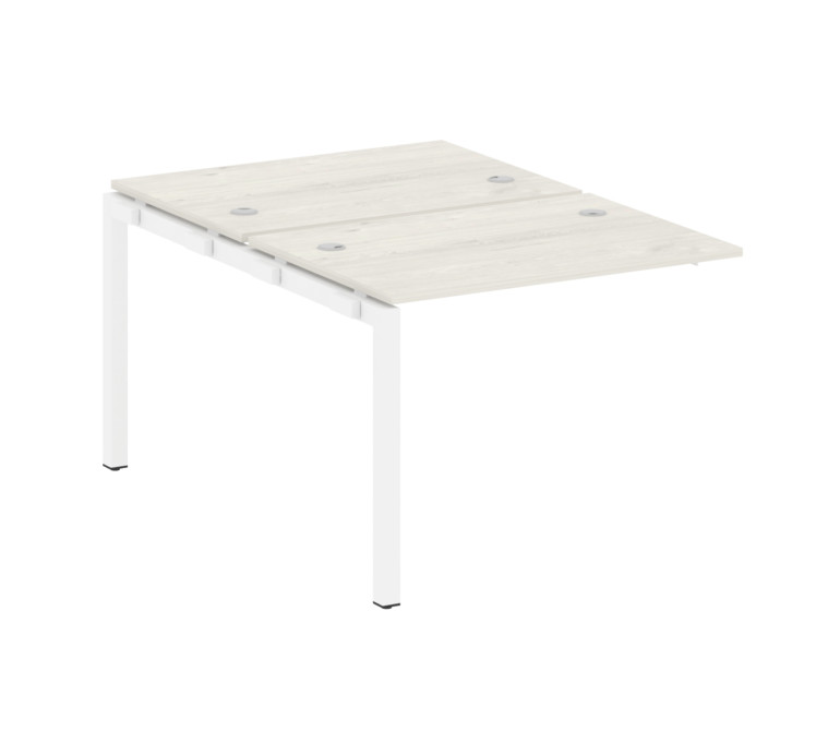 Metal System Quattro Проходной элемент рабочей станции на П-образном м/к 50БП.ПРС-СП-2.1 Дуб Наварра