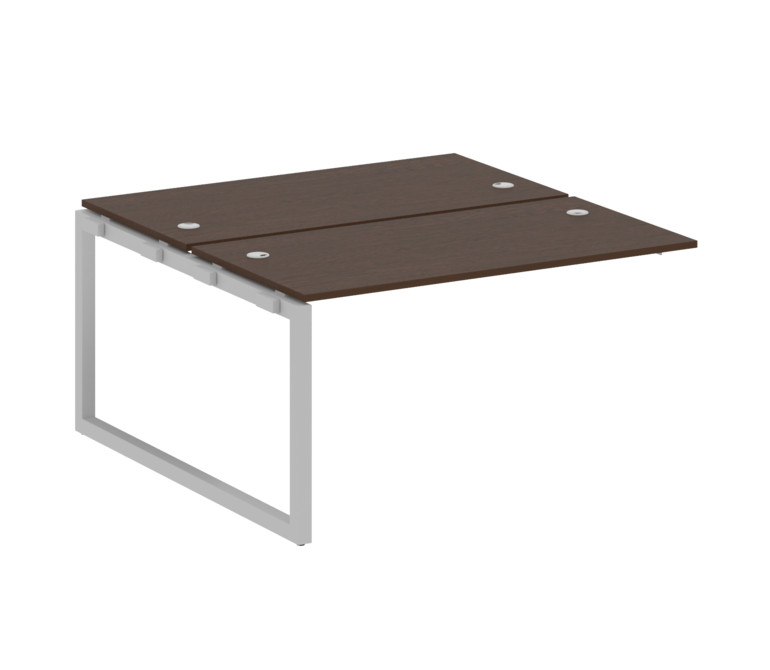 Metal System Quattro Проходной элемент рабочей станции на О-образном м/к 50БО.ПРС-СП-2.3 Венге Цаво/