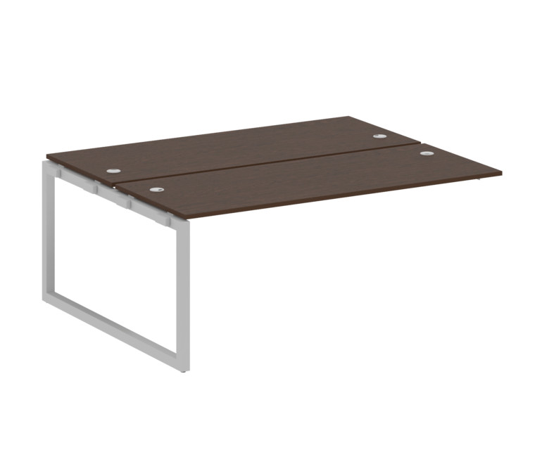 Metal System Quattro Проходной элемент рабочей станции на О-образном м/к 50БО.ПРС-СП-2.5 Венге Цаво/