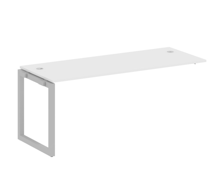 Metal System Quattro Проходной элемент рабочей станции на О-образном м/к 50БО.ПРС-СП-1.5 Белый/Метал