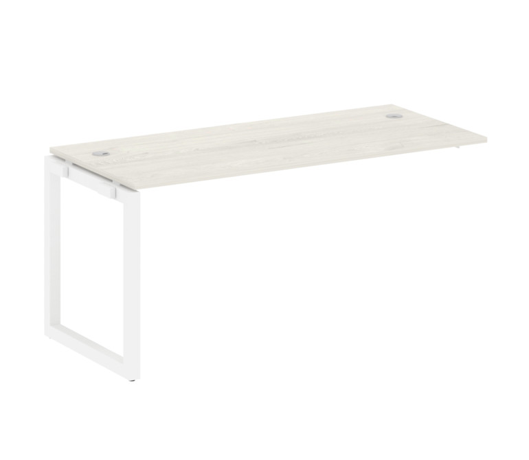 Metal System Quattro Проходной элемент рабочей станции на О-образном м/к 50БО.ПРС-СП-1.4 Дуб Наварра