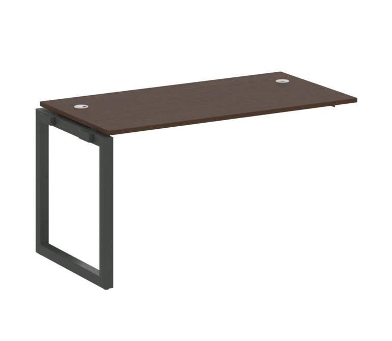 Metal System Quattro Проходной элемент рабочей станции на О-образном м/к 50БО.ПРС-СП-1.3 Венге Цаво/