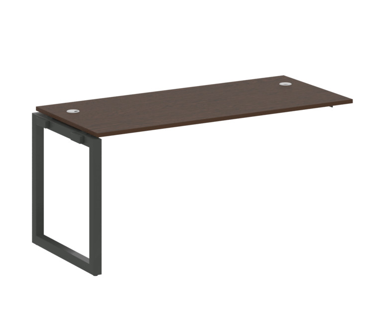 Metal System Quattro Проходной элемент рабочей станции на О-образном м/к 50БО.ПРС-СП-1.4 Венге Цаво/