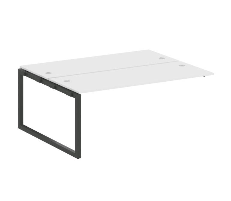 Metal System Quattro Проходной элемент рабочей станции на О-образном м/к 50БО.ПРС-СП-2.5 Белый/Метал