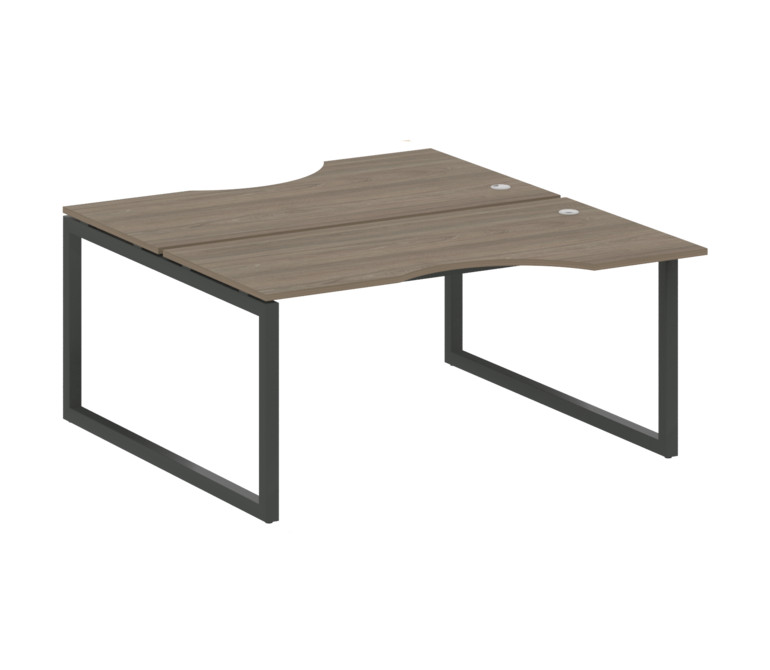 Metal System Quattro Рабочая станция криволинейная на О-образном м/к 50БО.РАС-СА-2.1 Вяз Благородный