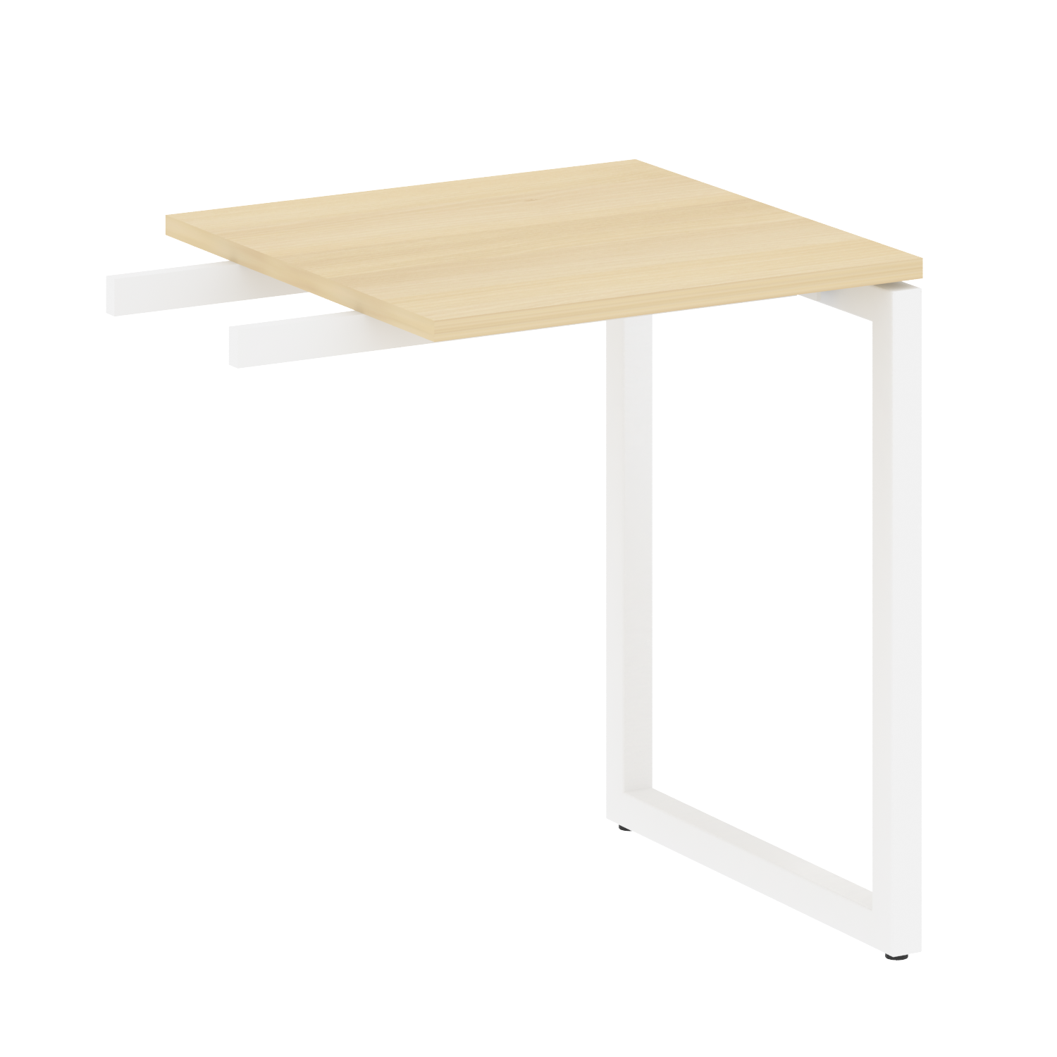 Metal System Quattro Приставной элемент на О-образном м/к 40БО.ПР-1 Акация Лорка/Металл Белый 600*60