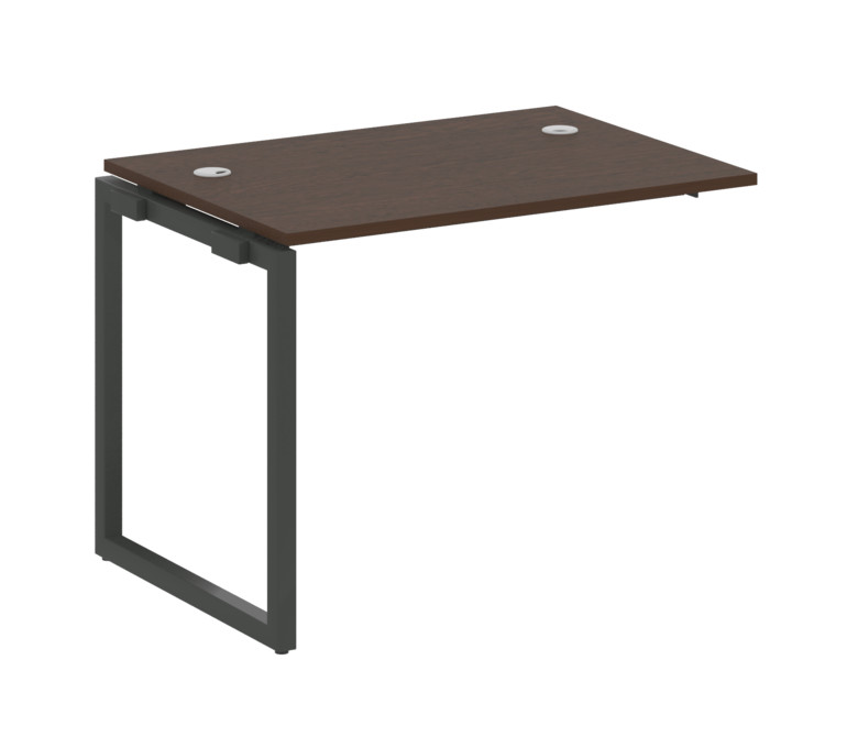 Metal System Quattro Проходной элемент рабочей станции на О-образном м/к 40БО.ПРС-СП-1.1 Венге Цаво/