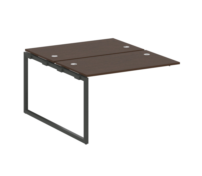 Metal System Quattro Проходной элемент рабочей станции на О-образном м/к 40БО.ПРС-СП-2.2 Венге Цаво/