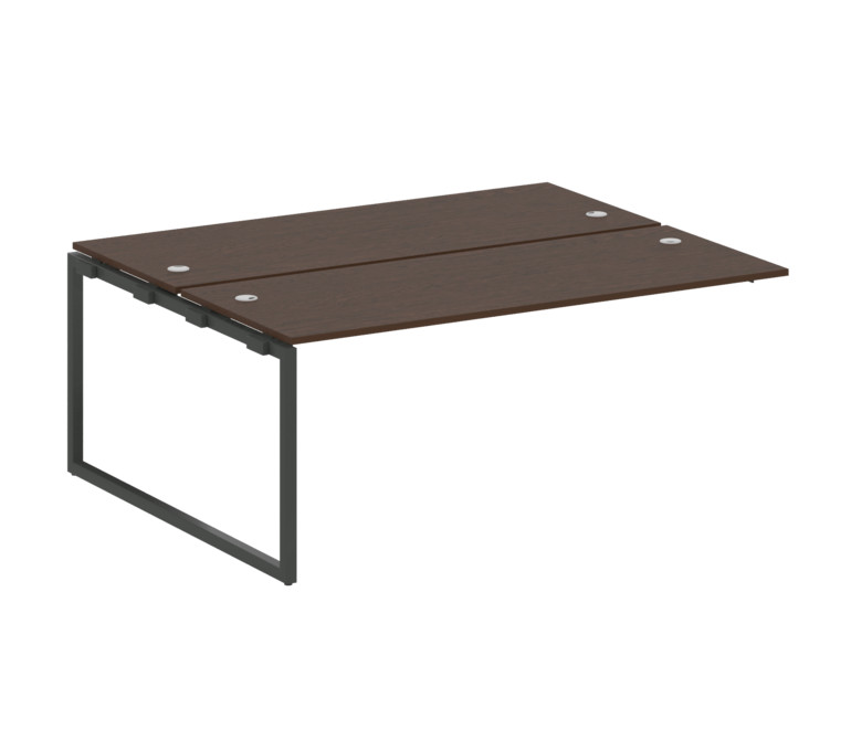 Metal System Quattro Проходной элемент рабочей станции на О-образном м/к 40БО.ПРС-СП-2.5 Венге Цаво/