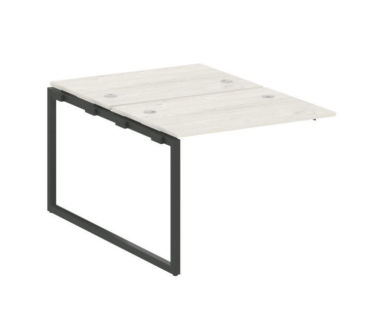 Metal System Quattro Проходной элемент рабочей станции на О-образном м/к 40БО.ПРС-СП-2.1 Дуб Наварра