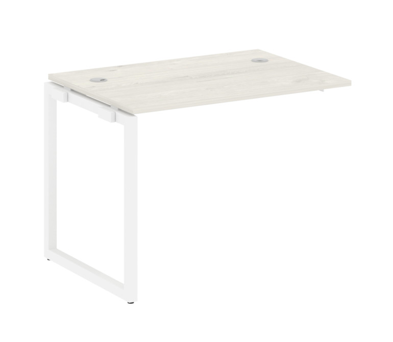 Metal System Quattro Проходной элемент рабочей станции на О-образном м/к 40БО.ПРС-СП-1.1 Дуб Наварра