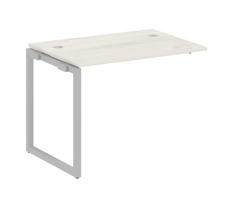 Metal System Quattro Проходной элемент рабочей станции на О-образном м/к 40БО.ПРС-СП-1.1 Дуб Наварра