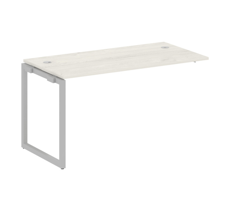 Metal System Quattro Проходной элемент рабочей станции на О-образном м/к 40БО.ПРС-СП-1.3 Дуб Наварра