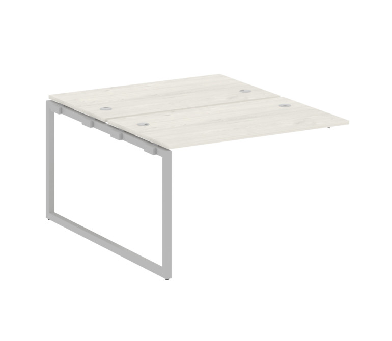 Metal System Quattro Проходной элемент рабочей станции на О-образном м/к 40БО.ПРС-СП-2.2 Дуб Наварра