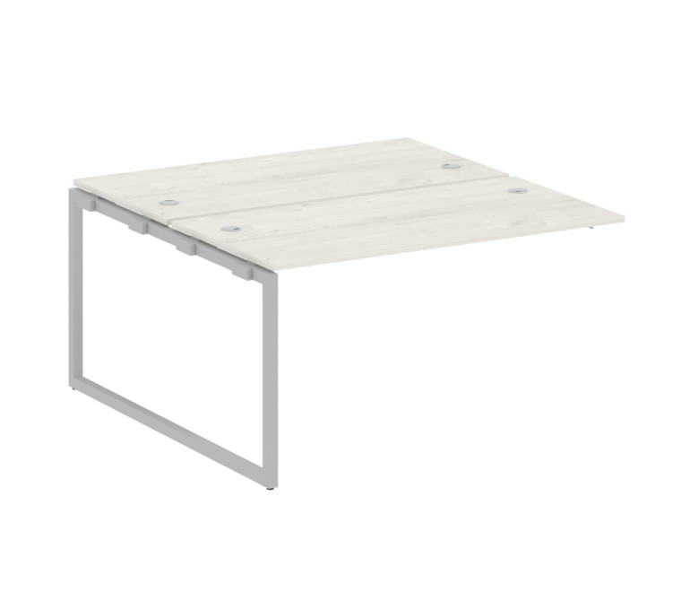 Metal System Quattro Проходной элемент рабочей станции на О-образном м/к 40БО.ПРС-СП-2.3 Дуб Наварра