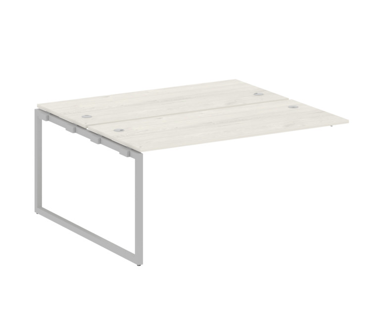 Metal System Quattro Проходной элемент рабочей станции на О-образном м/к 40БО.ПРС-СП-2.4 Дуб Наварра