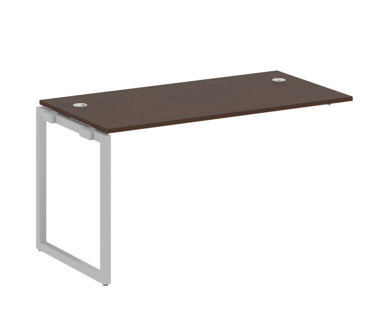 Metal System Quattro Проходной элемент рабочей станции на О-образном м/к 40БО.ПРС-СП-1.3 Венге Цаво/