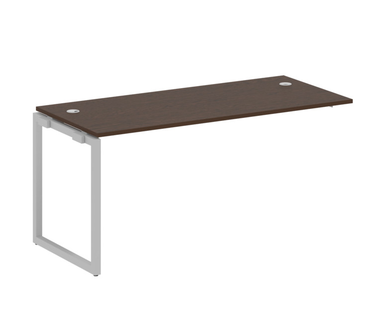 Metal System Quattro Проходной элемент рабочей станции на О-образном м/к 40БО.ПРС-СП-1.4 Венге Цаво/