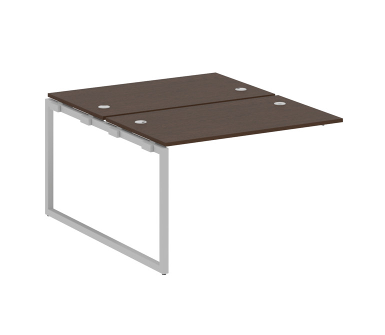 Metal System Quattro Проходной элемент рабочей станции на О-образном м/к 40БО.ПРС-СП-2.2 Венге Цаво/