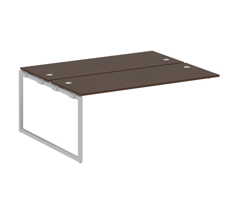 Metal System Quattro Проходной элемент рабочей станции на О-образном м/к 40БО.ПРС-СП-2.5 Венге Цаво/