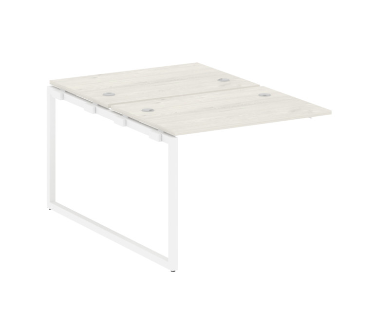 Metal System Quattro Проходной элемент рабочей станции на О-образном м/к 40БО.ПРС-СП-2.1 Дуб Наварра