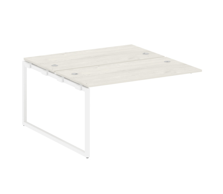 Metal System Quattro Проходной элемент рабочей станции на О-образном м/к 40БО.ПРС-СП-2.3 Дуб Наварра