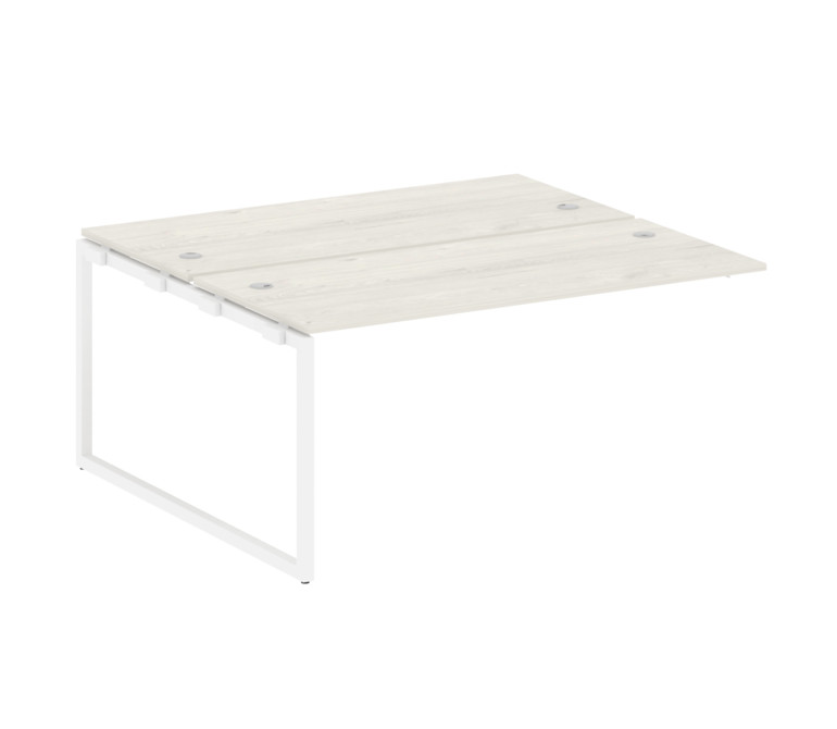 Metal System Quattro Проходной элемент рабочей станции на О-образном м/к 40БО.ПРС-СП-2.4 Дуб Наварра