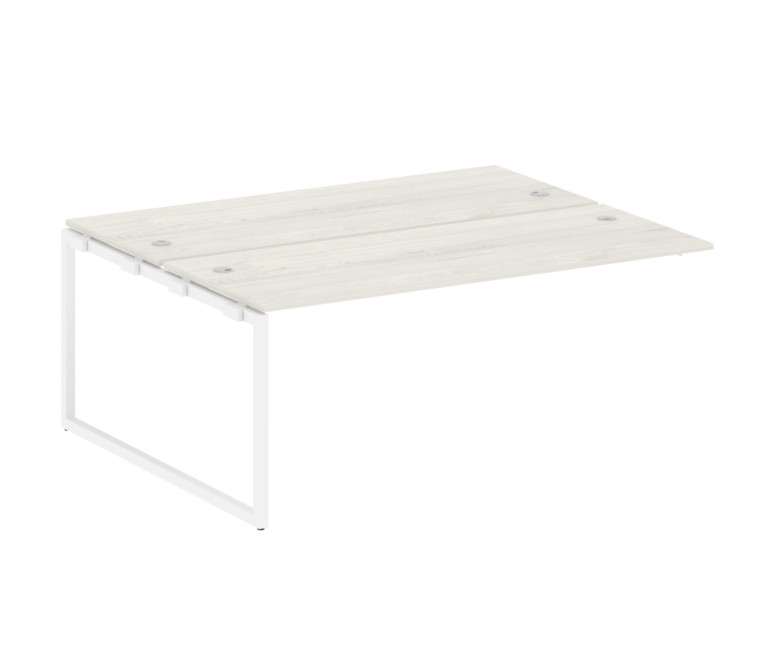 Metal System Quattro Проходной элемент рабочей станции на О-образном м/к 40БО.ПРС-СП-2.5 Дуб Наварра