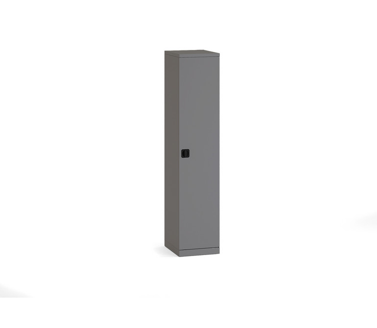 Riva Metal Гардероб металлический узкий, 2 полки + штанга (универсальный правый/левый) RM.GBO-52 Мет