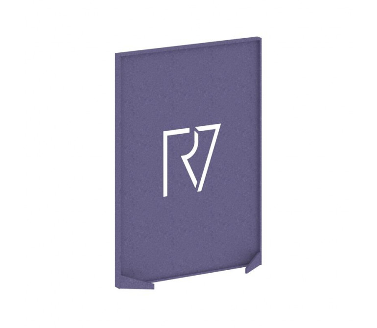 Акустикс Напольная прямая перегородка с фигурными вырезами VE.NPPF-80.16 AK30 Карельская Голубика 80
