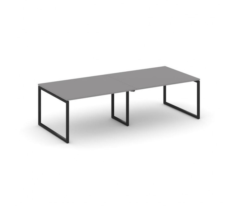 Стайл Проджект Стол переговорный SN-4O.SPRG-042.3 Серый Пепел/Металл Черный 2360*1180*750