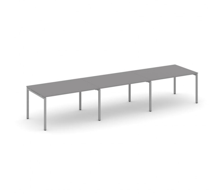 Стайл Проджект Стол переговорный SN-4P.SPRG-023.3 Серый Пепел/Металл Серый 4140*980*750