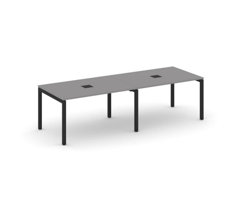 Стайл Проджект Стол переговорный SN-5P.SPRG-012 Серый Пепел/Металл Черный 2360*980*750