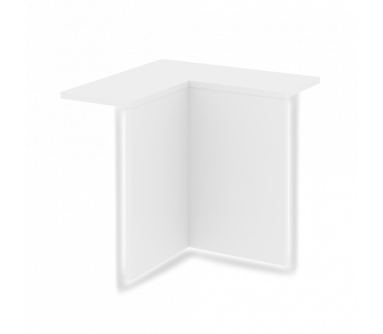Оникс Накладка угловая высокая внутренняя с подсветкой правая O.R-NU.V.VNU.S (R) Белый Бриллиант 759