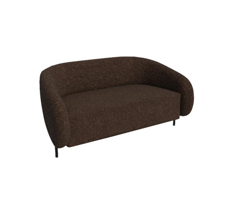 Белт Диван двухместный BLT-2 Merino 015/Металл Черный 1560*850*730