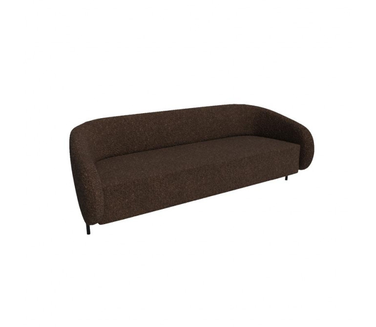 Белт Диван трёхместный BLT-3 Merino 015/Металл Черный 2210*850*730