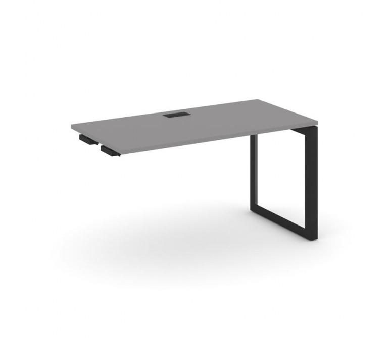 Стайл Проджект Стол приставка к опорным элементам SN-59O.OPRS-003 Серый Пепел/Металл Черный/Заглушка