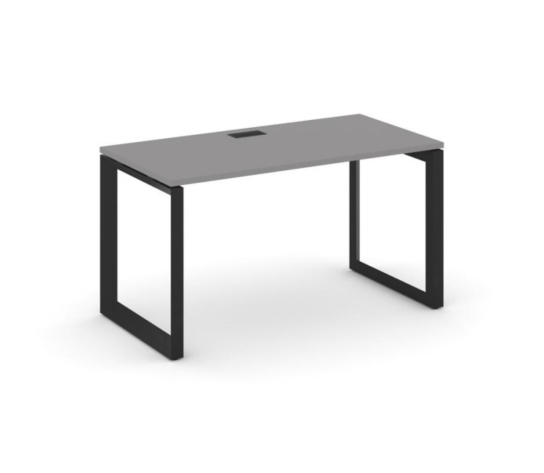 Стайл Проджект Стол письменный SN-59O.SP-005 Серый Пепел/Металл Черный/Заглушка Пластик Черный 1780*