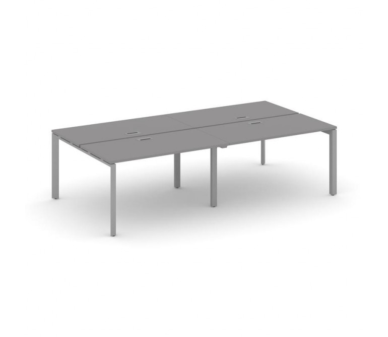 Стайл Проджект Рабочая станция двухсторонняя SN-59P.DRS-052 Серый Пепел/Металл Серый/Заглушка Пласти