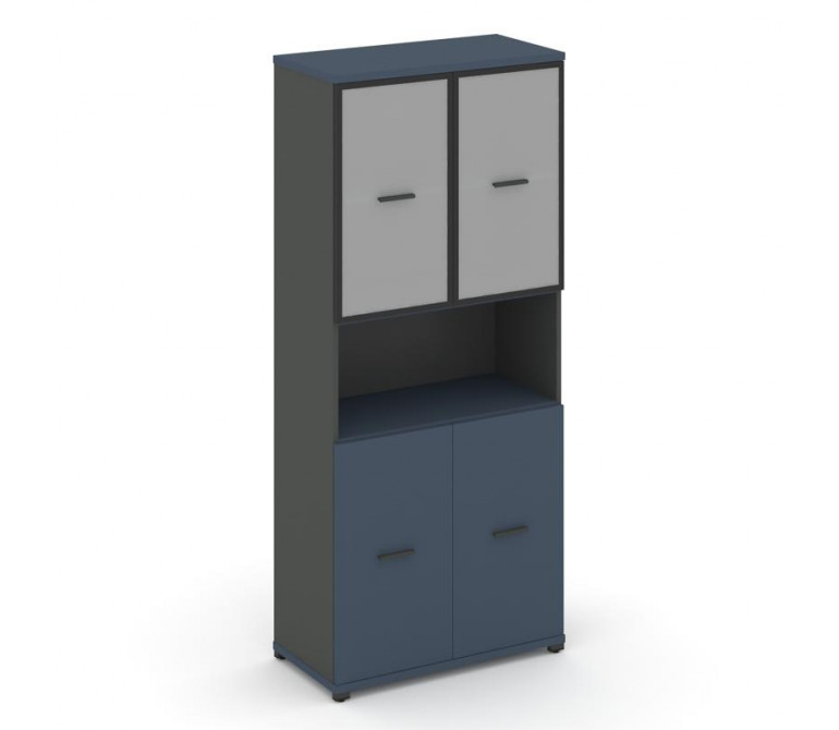 Концепт Шкаф 1 широкая секция, 5 ниш CN.STS.E-513 RMB A Звездный Сапфир/Антрацит NEW/Металл Антрацит