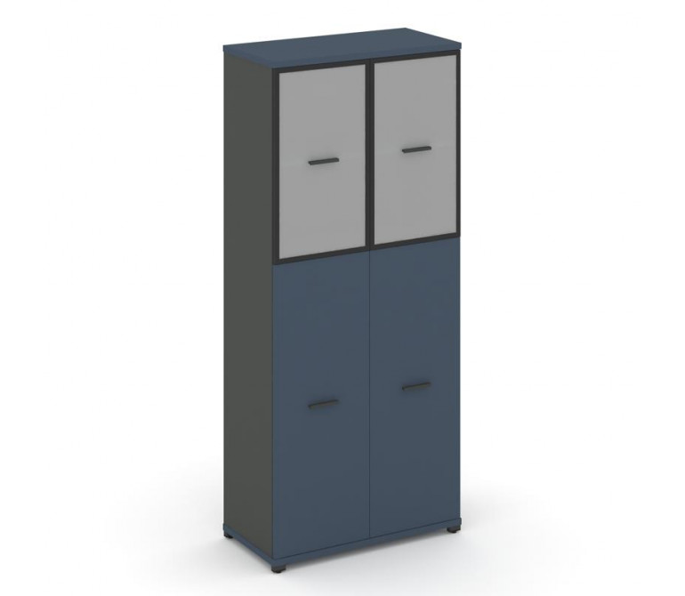 Концепт Шкаф 1 широкая секция, 5 ниш CN.STS-515 RMB A Звездный Сапфир/Антрацит NEW/Металл Антрацит/С
