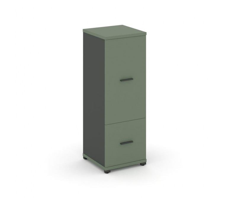 Концепт Шкаф 1 узкая секция, 3 ниши CN.STU-312 A Кобо/Антрацит NEW/Металл Антрацит 420*420*1186