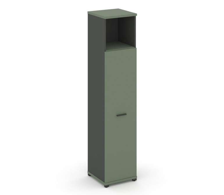 Концепт Шкаф 1 узкая секция, 5 ниш CN.STU-516 A Кобо/Антрацит NEW/Металл Антрацит 420*420*1922